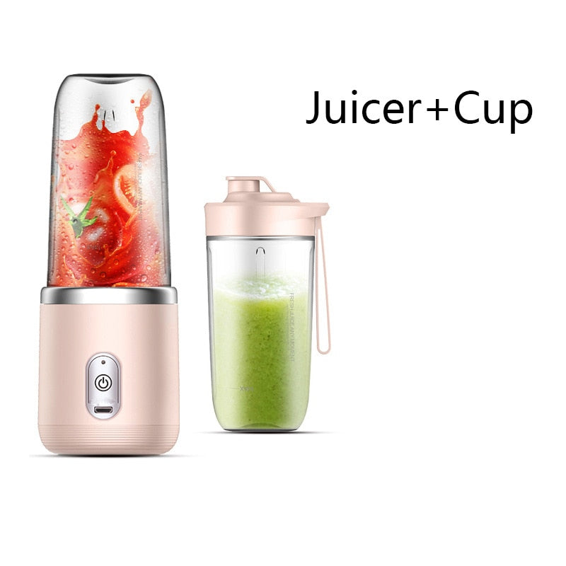 Portátil Juicer Espremedor de Suco Liquidificador e Processador de Alimentos