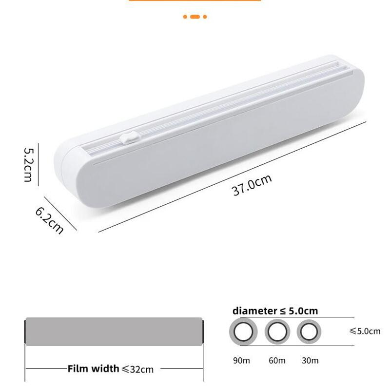 Cortador Plastico Filme Cozinha Alimento 
Embalagem Produto Manual